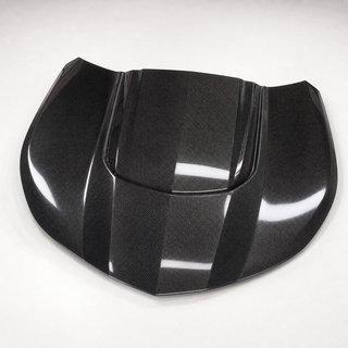2016-2024 Chevrolet Camaro 6th Gen Carbon Fiber Hood - Installed context