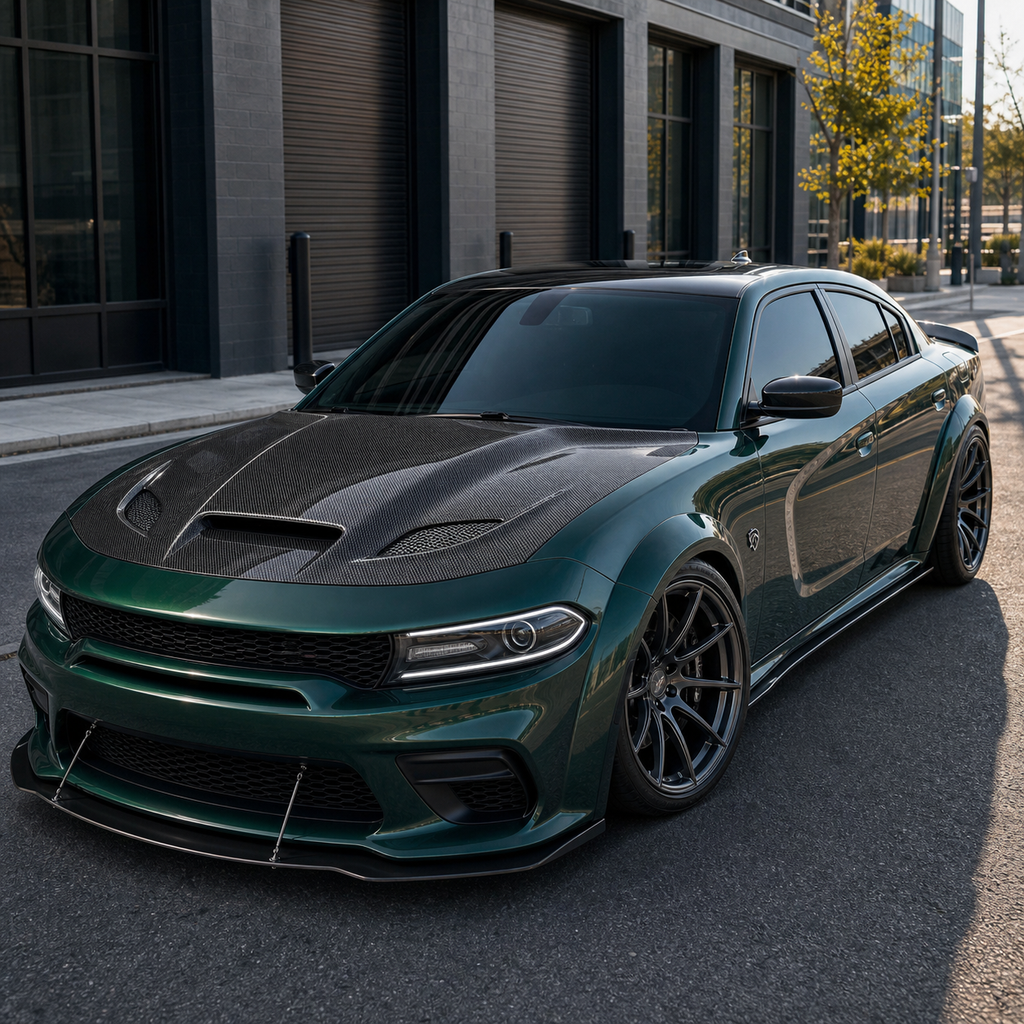 2015-2022 Dodge Charger Carbon Fiber Hood