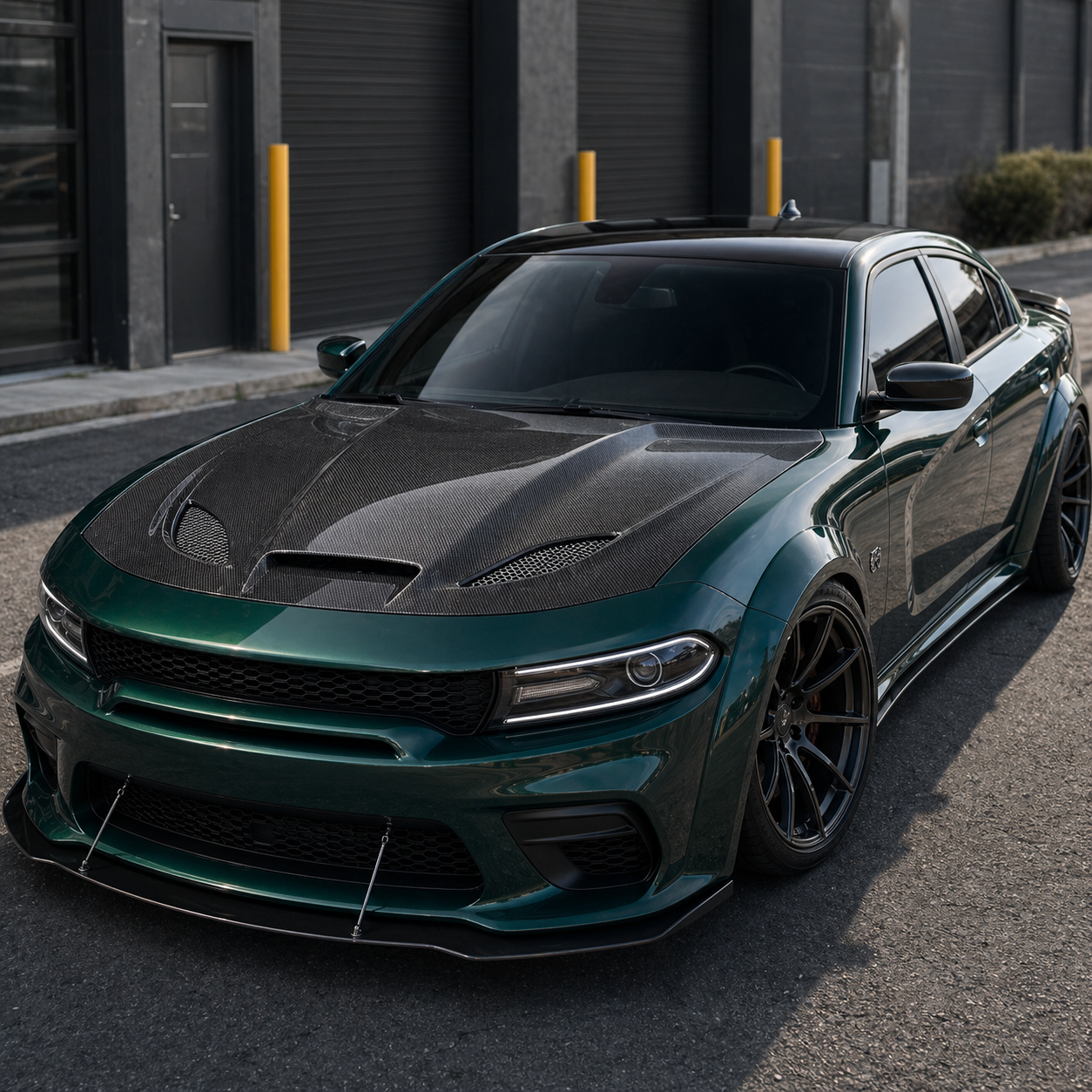 2016-2023 Dodge Charger Carbon Fiber Hood