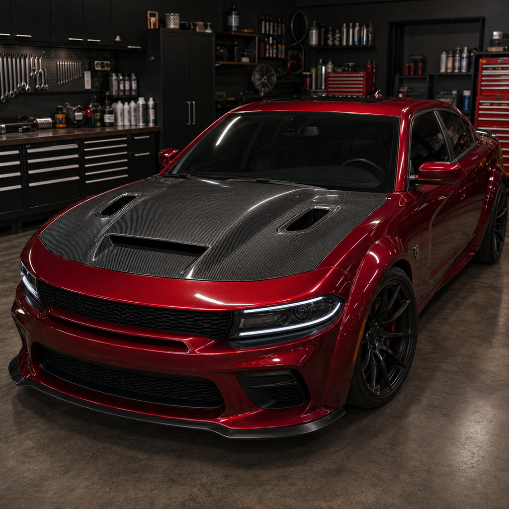 2015-2022 Dodge Charger Carbon Fiber Hood