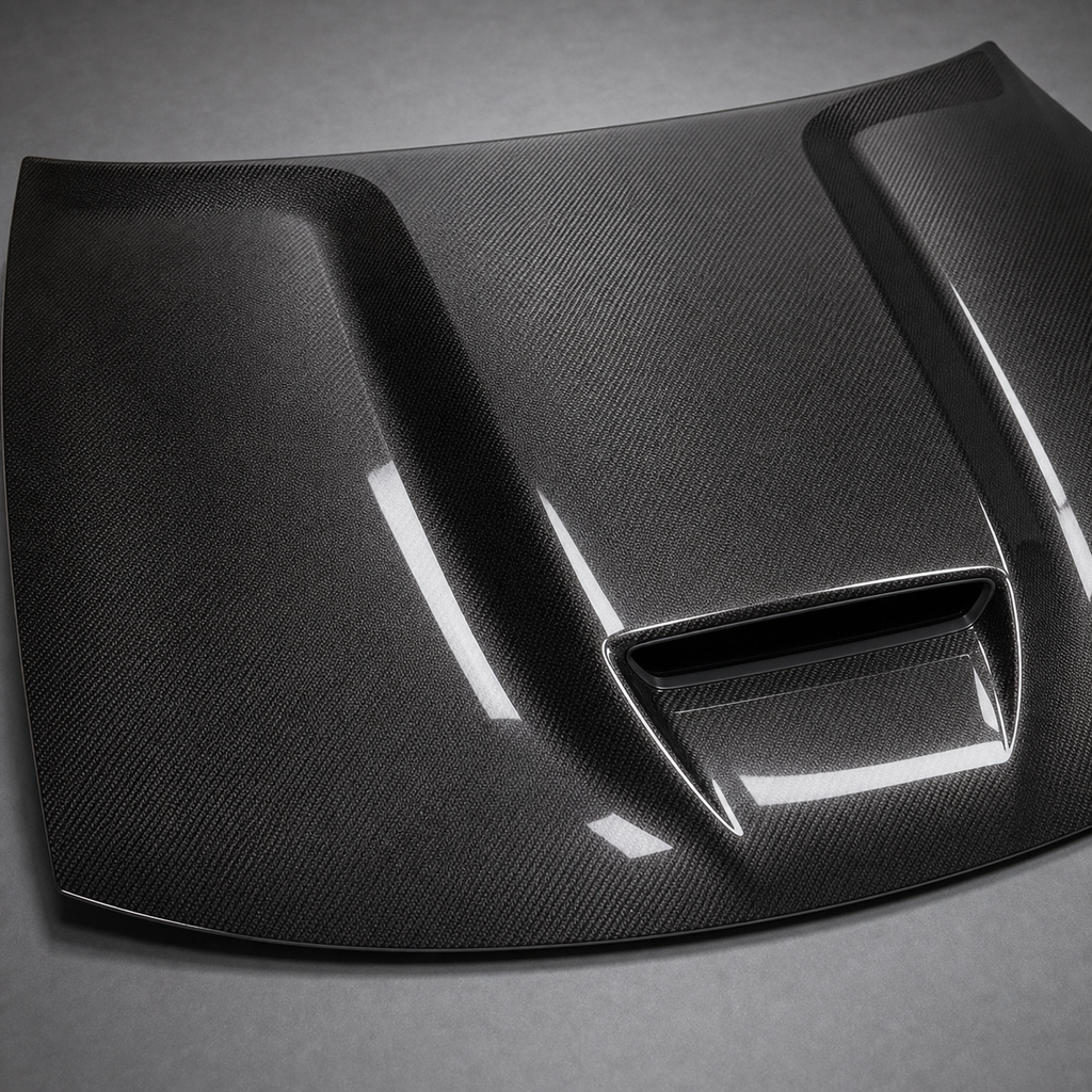 2015-2023 Dodge Challenger Carbon Fiber Hood