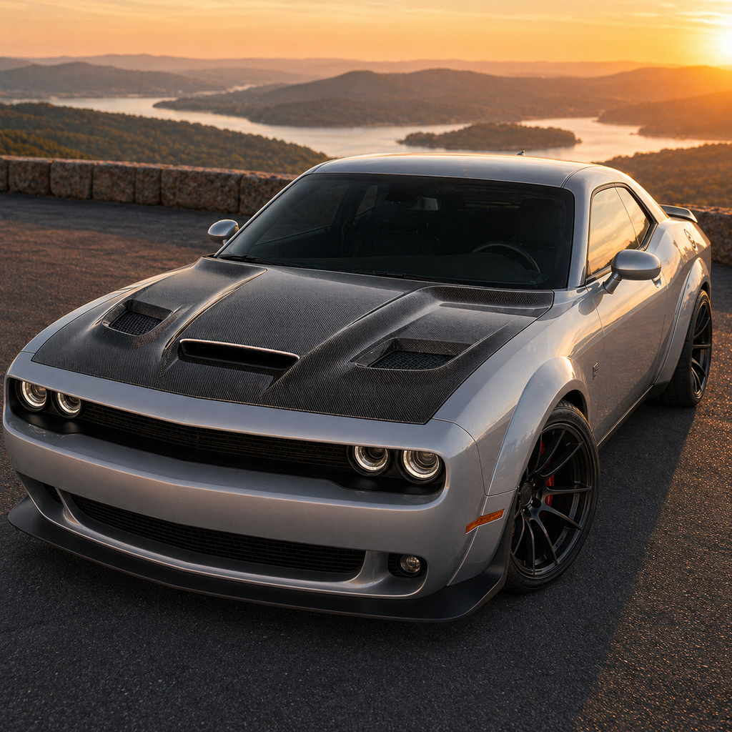 2015-2023 Charger and Challenger Carbon Fiber Hood