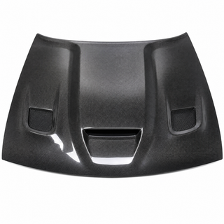2015-2023 Dodge Charger / Challenger Carbon Fiber Hood - Alternate angle
