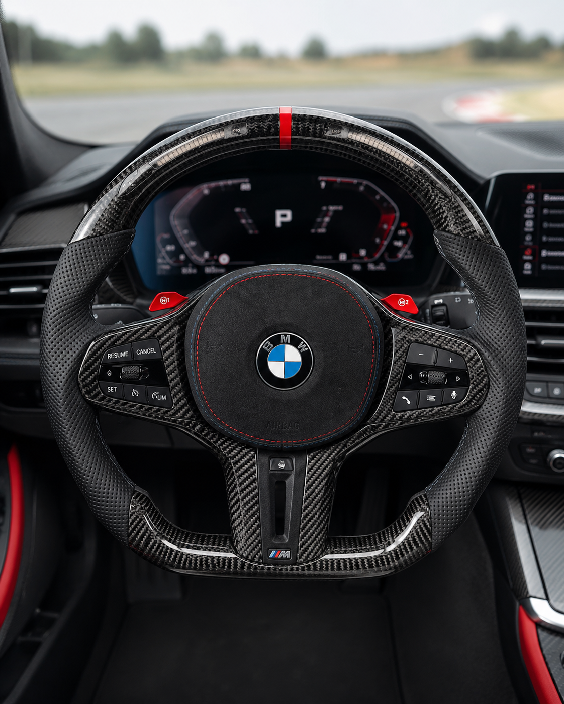 Dodge SRT interior with carbon trim